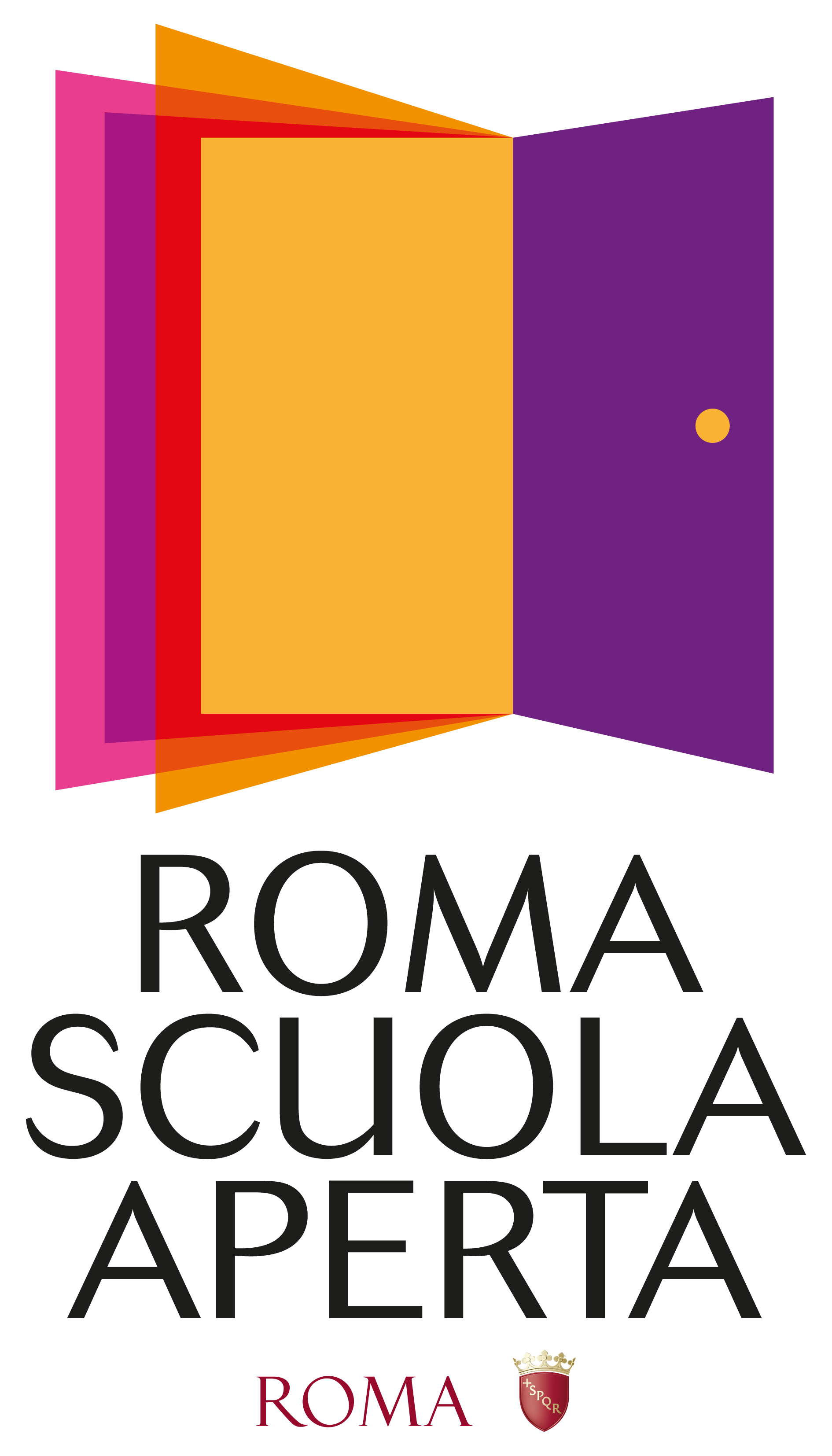 logo Roma Scuola Aperta vert