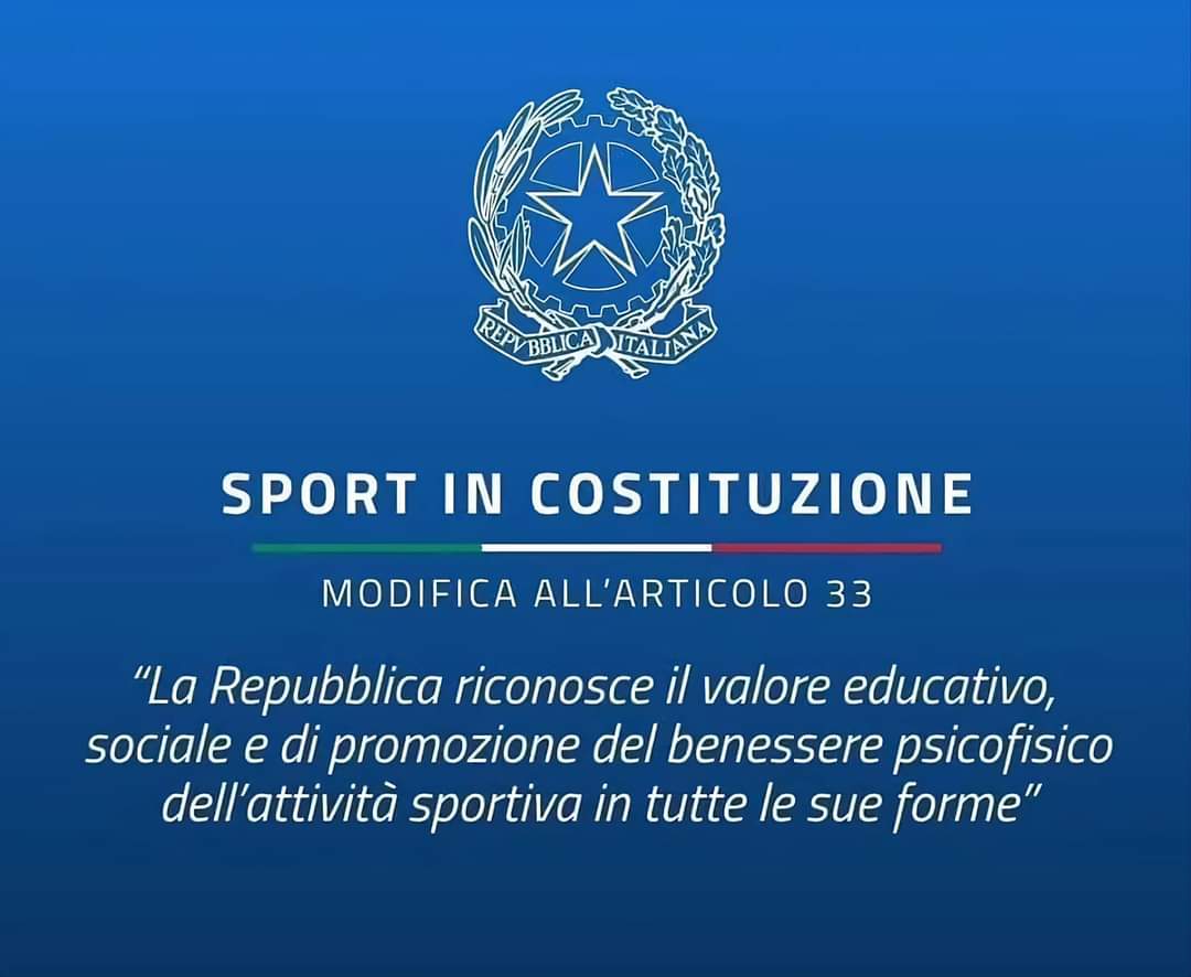 Lo Sport Entra Nella Costituzione Italiana – ISISS Magarotto